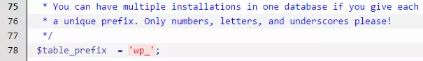 4 table20prefix20in20wp-config