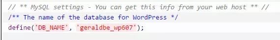 5 db20name20in20wp20config
