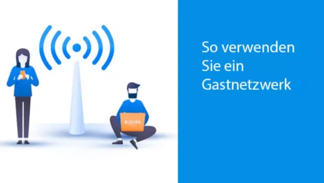 So verwenden Sie ein Gastnetzwerk