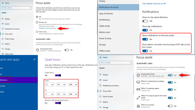 Method 3: Use Quiet Hours to Temporarily Disable Notifications