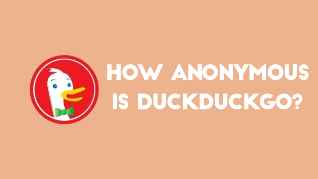 How Anonymous is DuckDuckGo?