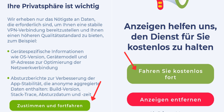 Wie man ein kostenloses VPN auf Android installiert