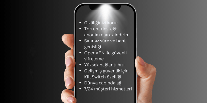 Key features of Planet VPN for iPhone in Turkish