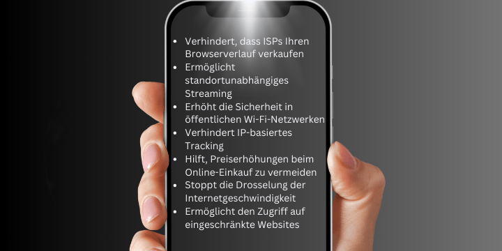 Hauptfunktionen von Planet VPN für das iPhone