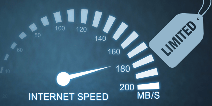 Datenlimit und Bandbreite