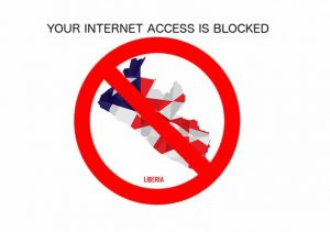 Заблокированный интернета в Либерии