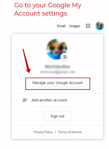 How To Delete Google Account Permanently? Step 1