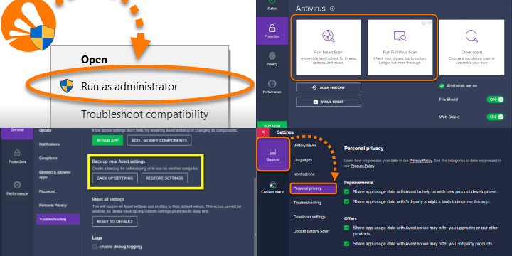 Configuring Avast for Enhanced Privacy and Security