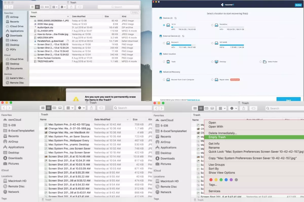Downloading folder on Mac