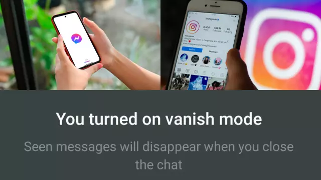 What is Vanish Mode in Messenger and Instagram