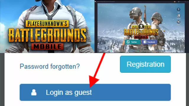 Launch PUBG Mobile and Log in as Guest
