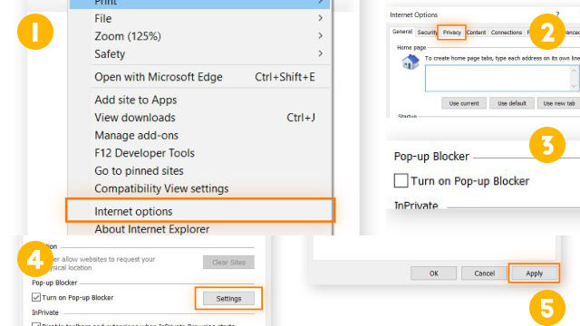 How to Allow Pop-Ups for Specific Websites in Internet Explorer