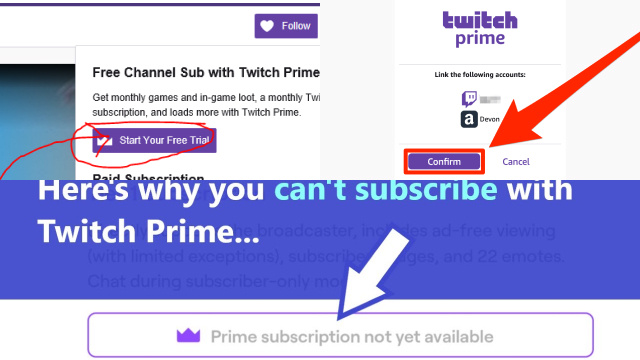 Method 6: Subscribing to Twitch Prime