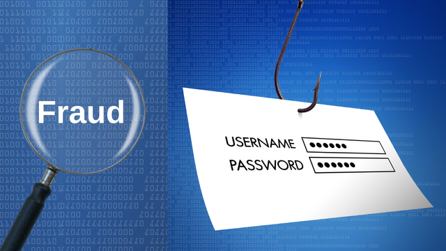 Malware and phishing attacks. Password and username interception. Fraud