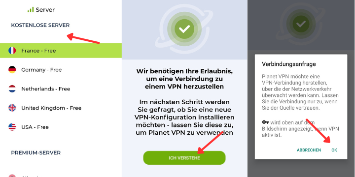 Wie man ein kostenloses VPN auf Android installiert